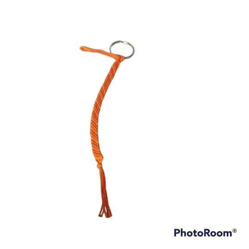 HANDMADE‎ FRIENDSHIP Keyring shades of orange